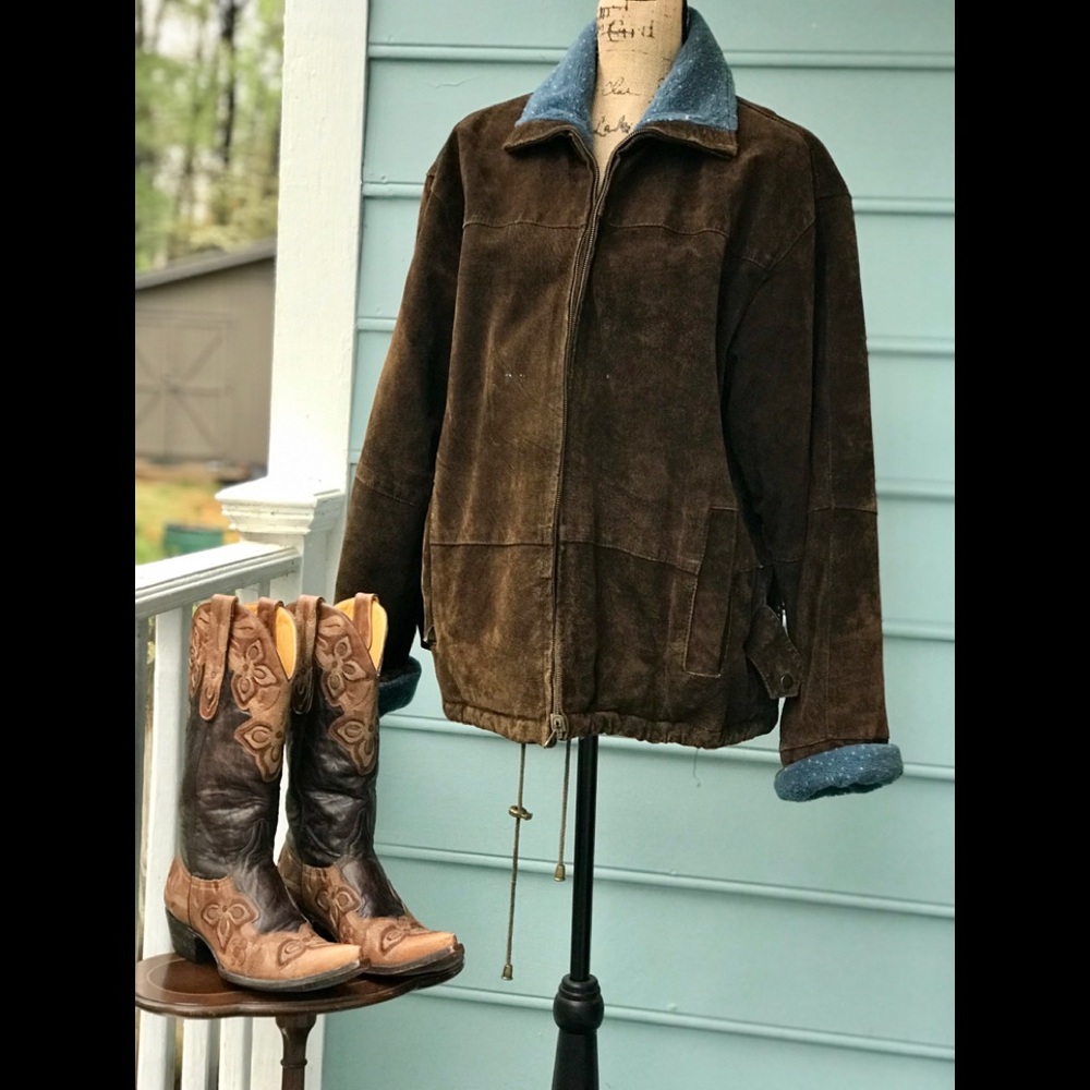 Reversible leather jacket - Picture 2 of 8